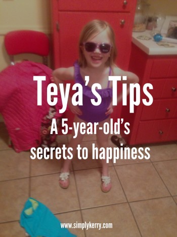 Secret to Happiness: Tips from a 5-year-old