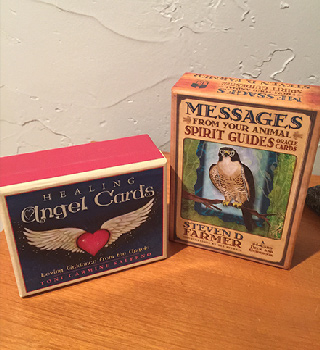 Two Sets of Angel Cards