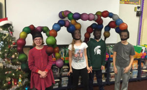 Children with Balloon Antlers