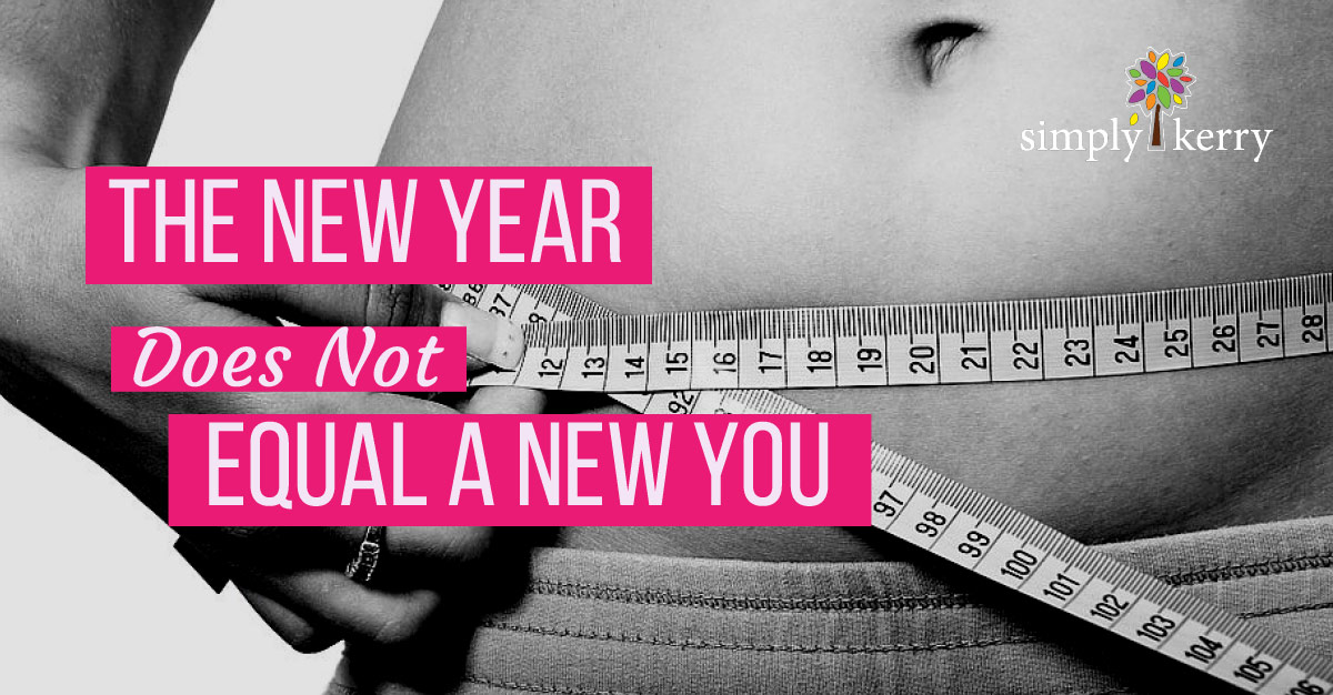 Losing weight for New Year